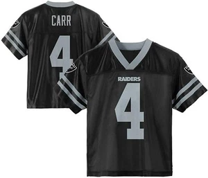 NFL 2025 OAKLAND LAS VEGAS RAIDERS DEREK CARR #4 lizenziertes Trikot JUGENDGRÖSSEN NEU MIT ETIKETT - Bild 1 von 111