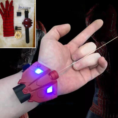 Upgraded Handmade Amazing 2 Spider-man Magnet LED Web Shooter Cosplay Props Toys - Image 1 of 4