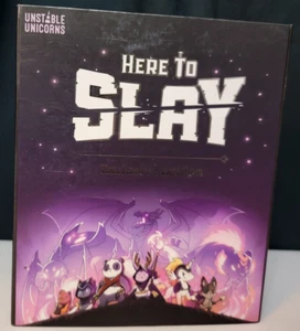 Here to Slay Kickstarter Exclusive Edition W/ 2 PROMO CARDS By Unstable Unicorns - Picture 1 of 12