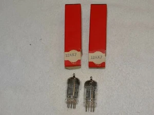 2 x 12AX7 Rad-Tel Tubes*Tested*W/Boxes* - Picture 1 of 5