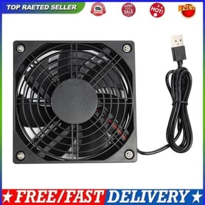 Router Set-top Box Mute Radiator Cooler USB Computer Case Chassis Cooling Fan - Photo 1/9
