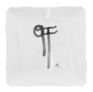 OFF-WHITE x GINORI 1735 OFF LOGO SQUARED TRAY PLATE GC520210400002 - Bild 1 von 4