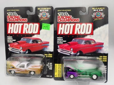 RACING CHAMPIONS HOT ROD MAGAZINE 50 CHEVY 96 RAM PU LOT OF 2 DIE CAST 1:61 NEW - Image 1 of 4