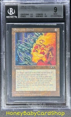 MTG Alliances 1996 Phyrexian Portal BGS 9.0 MINT Silver Age Iconic Staple - Image 1 of 4