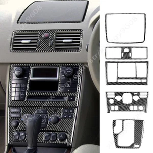 Ajuste de cambio de marchas de aire acondicionado control central de fibra de carbono para Volvo XC90 2003-14 - Imagen 1 de 10
