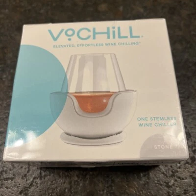 Enfriador de vino personal VoChill, accesorio de vino para vasos sin tallo NUEVO SELLADO Foto 1 de 4