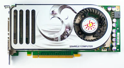 Sparkle 8800 GTS - 640 MB DDR3 - PCIE - Gaming Grafikkarte Videokarte - TOP! - Bild 1 von 2