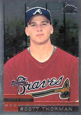 2000 Topps Chrome Traded #T89 Scott Thorman RC Atlanta Braves