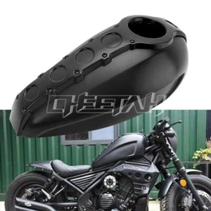 BLACK TANK OIL FUEL GAS COVER FAIRING FOR HONDA REBEL CMX 300 500 2017-2022 2023 - Picture 1 of 14