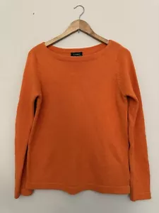 Ralph Lauren Black Label Cotton Sweater Orange Size Small Women’s - Picture 1 of 8