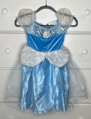 Disney Classics Girl’s Cinderella Blue Gown Costume Dress Size 4-6X - Image 1 of 4