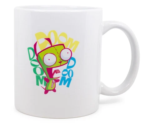 Nickelodeon Invader Zim "Doom Doom Doom" Ceramic Mug Exclusive | Holds 11 Ounces Cover