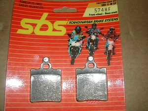 PASTIGLIE FRENO ANTERIORI APRILIA / CAGIVA / FANTIC / MALAGUTI --- SBS 574HF - Imagen 1 de 1