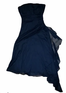 Vestido ceñido al cuerpo sin tirantes para mujer Twenty One negro talla mediana 100 % poliéster - Imagen 1 de 7