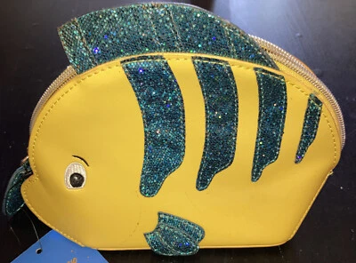 DANIELLE NICOLE X DISNEY - Flounder Makeup Bag *See Photos* - Image 1 of 4