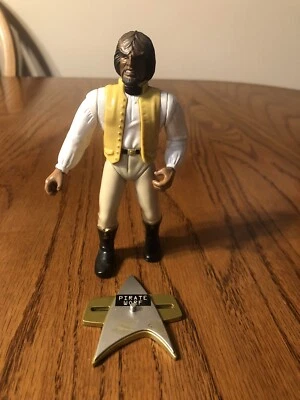 Figura de acción de colección Playmates Star Trek Generations LT. WORF (PIRATA) 5" pulgadas Foto 1 de 4