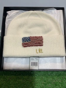 Vintage Polo Ralph Lauren American 🇺🇸 Wool Beanie RARE Item New In Box W/Tag - Bild 1 von 15