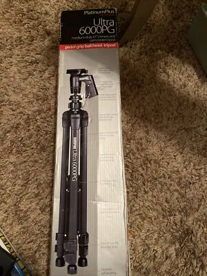 Trípode Sunpak - PlatinumPlus Ultra 6000PG 61" - negro Foto 1 de 4