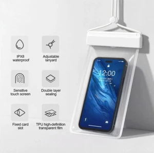 Flip Phone Waterproof Bag For Touch Screen Phone Case - Zdjęcie 1 z 14