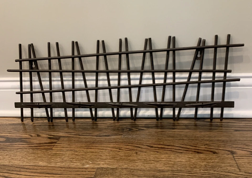 Z Gallerie Brown Bronze Wrought Iron Candle Planter Holder Wall Decor - Image 1 of 4