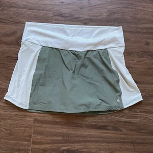 Anook Athletics Birdie Maternity Performance Skort Grey Green Size Large - Picture 1 of 4