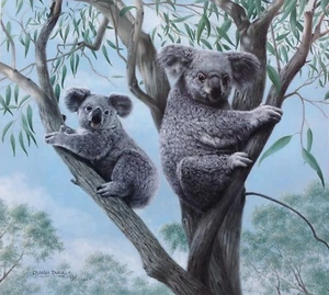 Charles Frace Singed and Numbered Koala Litho "Ambassadors" - Picture 1 of 6