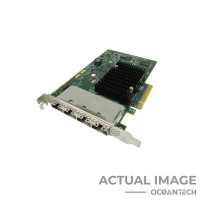 LSI SAS9201-16e 6Gbs PCIe Quad Port SAS HBA H3-25379-01F (AMX) - Image 1 of 3