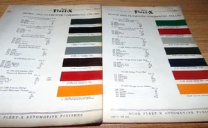 12/1945 Dodge & Plymouth Pickup Panel Commercial truck Acme Paint Chips - Picture 1 of 1