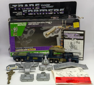 Vintage 1986 G1 Transformers Onslaught 100% Complete w/Box Hasbro Figure Japan - Image 1 of 4