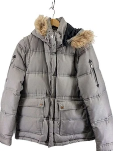BURBERRY BLACK LABEL Down Jacket L Polyester White Houndstooth BMP26-325-06 - Picture 1 of 9