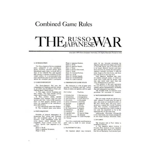 GDW Wargame Tsushima - The Russo-Japanese War Bag EX - Picture 1 of 2