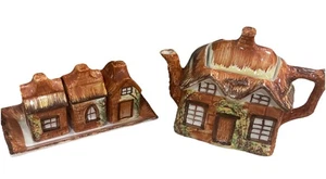 Juego de tetera/condimentos Cottage Ware precio Kensington Inglaterra 845007 Granny Core - Imagen 1 de 15
