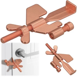 2 PCS Upgraded Portable Door Lock,Home Security Door Locker Travel Lockdown L... - Picture 1 of 6