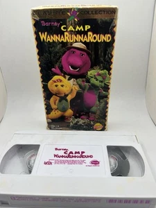 Barney's Barney Camp WannaRunnaRound Classic Collection VHS 1997 Cartoon Movie - Picture 1 of 5