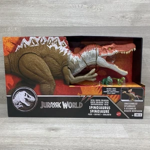 Jurassic World Total Super Colossal Spinosaurus 2025 Mattel 36 Zoll plus 2 Minis - Bild 1 von 18