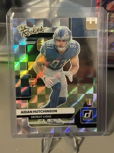 2022 Donruss Football Aidan Hutchinson Silver Holo The Rookies - Lions - Picture 1 of 2