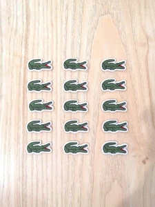 Patch, Logo, Écusson Crocodile Lacoste X16 (Thermocollant Ou à Coudre) - Picture 1 of 6