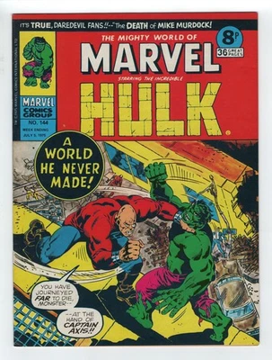 1972 MARVEL INCREDIBLE HULK #155, DAREDEVIL #41 & FANTASTIC FOUR #66 RARE KEY UK - Image 1 of 2