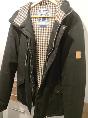 Pit Bull West Coast Jacke Parka L Schwarz Kapuzenjacke Hoodie Yakuza Ultras KSW - Bild 1 von 4