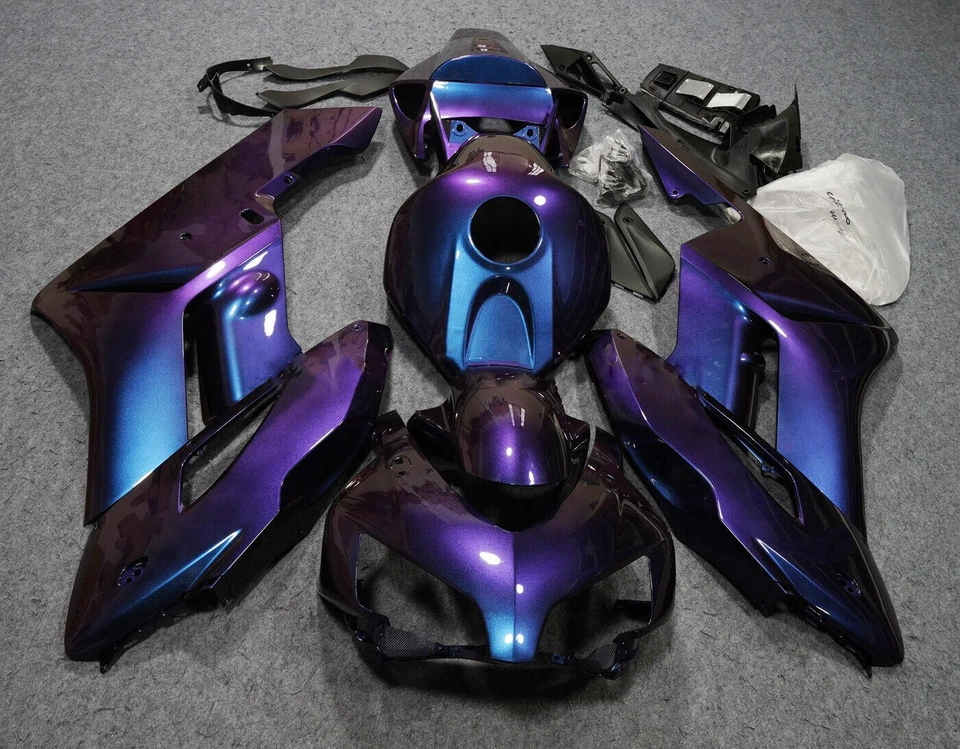 Kit de carenado azul camaleón púrpura para Honda CBR 1000RR 2004-2005 inyección m0 Foto 1 de 4