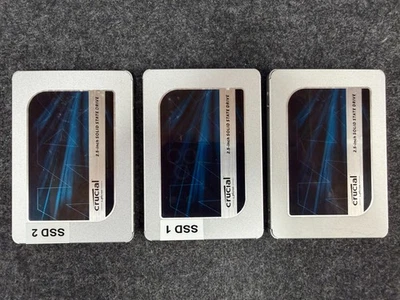 Crucial MX500 250GB SSD x3 SATA SSD 2.5" Bundle - Image 1 of 4