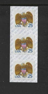 US SCOTT #2431v  STRIP OF 3 MNH TAKE A LQQK ! - Picture 1 of 1