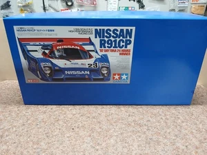 VERY RARE VINTAGE 84264 TAMIYA GROUP C NISSAN R91CP BLACK MOTOR  ( 58109 REPRO ) - Picture 1 of 15