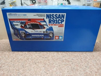 VERY RARE VINTAGE 84264 TAMIYA GROUP C NISSAN R91CP BLACK MOTOR  ( 58109 REPRO ) - Image 1 of 4
