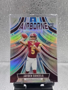 2024 Rookies & Stars Jayden Daniels Rookie Silver Airborne! - Bild 1 von 2