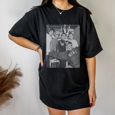 Camiseta Pop Adulto Backstreet Boys Foto Vintage Brian Nick AJ Howie Kevin Años 90 Foto 1 de 4