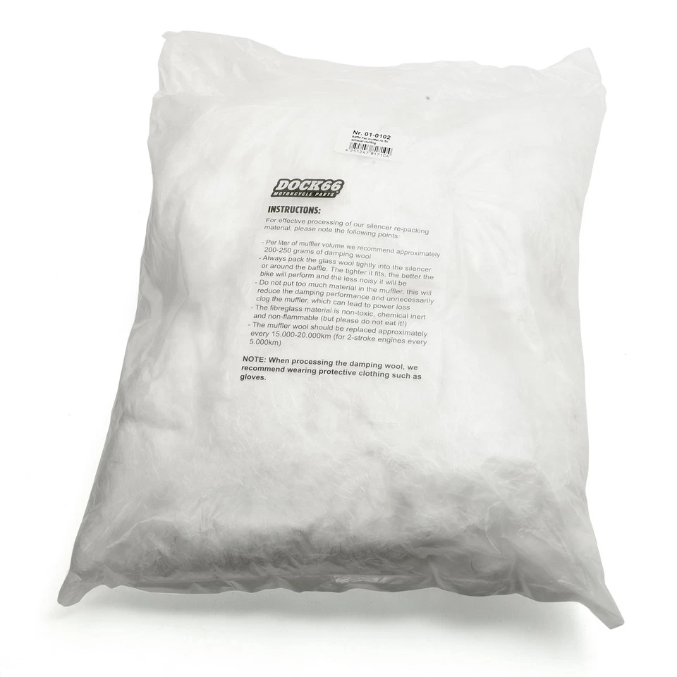 Schalldämpferwolle Dämmwolle Auspuffwolle für Auspuff und dB Eater dB Killer MX - Bild 1 von 1