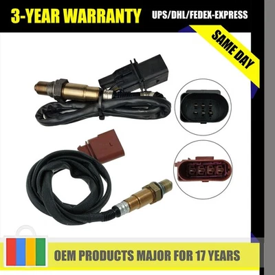 2PCS Up+Down Oxygen Sensors For 2001-2004 VOLKSWAGEN BEETLE 1.8L L4 Turbocharged - Imagem 1 de 4