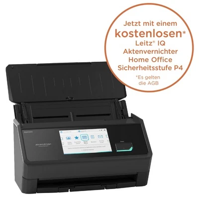Ricoh (Fujitsu) ScanSnap ix2500 DUPLEX Dokumentenscanner / Farbe SCHWARZ +Aktion - Bild 1 von 4