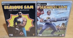 Serious Sam The First Encounter + Second Encounter para PC CD-ROM completo en muy buena condición - Imagen 1 de 6